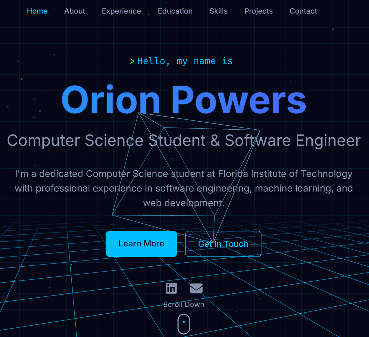 Interactive Resume Website